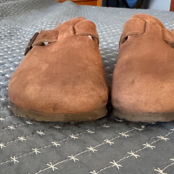 Birkenstock Boston 38 Brown Slip-On Clogs - Picture 6 of 8